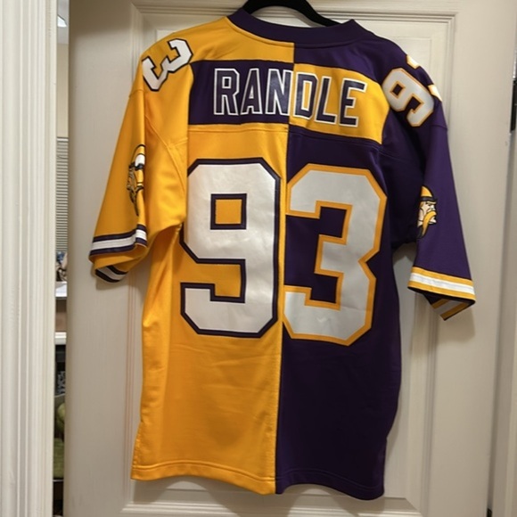 Mitchell & Ness Minnesota Vikings Randle #93 Jersey 💜🏈 - Picture 2 of 12
